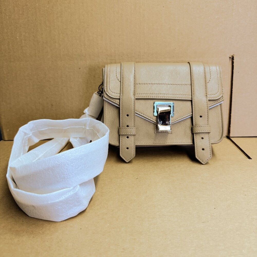 Proenza Schouler PS1 Mini Crossbody Bag – Light Taupe - Picture 9 of 10